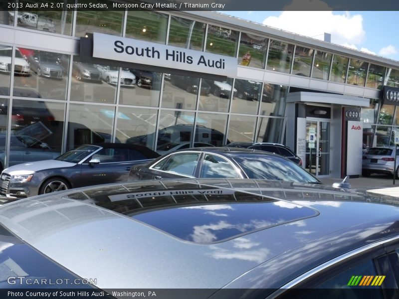 Monsoon Gray Metallic / Titanium Gray 2013 Audi A4 2.0T quattro Sedan