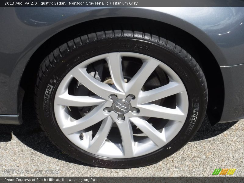 Monsoon Gray Metallic / Titanium Gray 2013 Audi A4 2.0T quattro Sedan