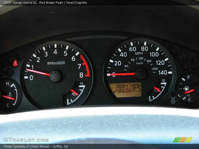 Red Brawn Pearl / Steel/Graphite 2005 Nissan Xterra SE
