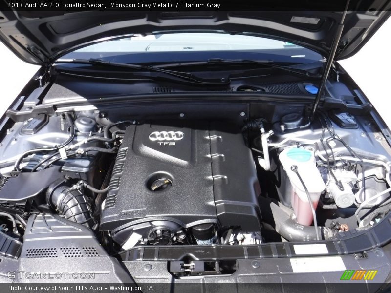 Monsoon Gray Metallic / Titanium Gray 2013 Audi A4 2.0T quattro Sedan