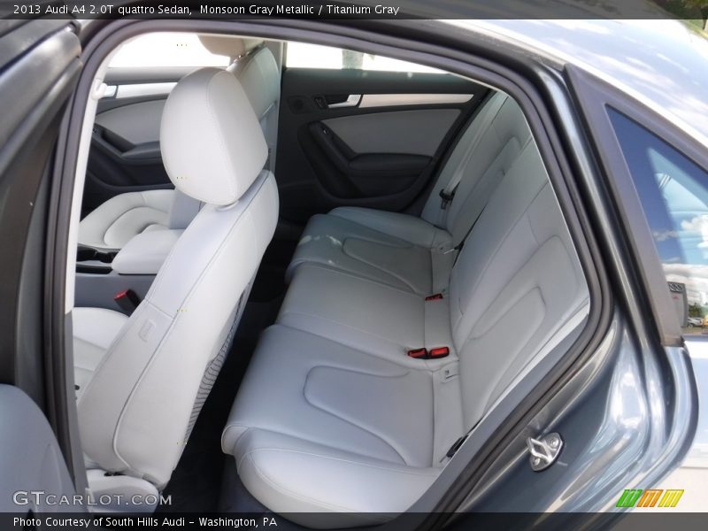 Monsoon Gray Metallic / Titanium Gray 2013 Audi A4 2.0T quattro Sedan