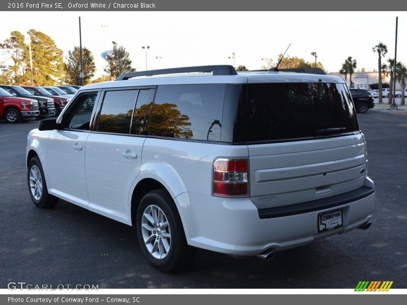 Oxford White / Charcoal Black 2016 Ford Flex SE