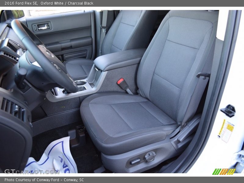 Oxford White / Charcoal Black 2016 Ford Flex SE