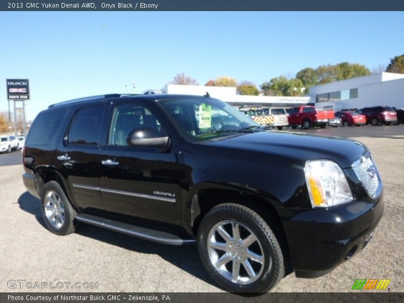 Onyx Black / Ebony 2013 GMC Yukon Denali AWD