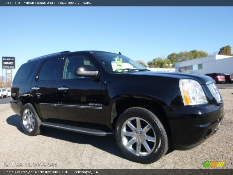 Onyx Black / Ebony 2013 GMC Yukon Denali AWD