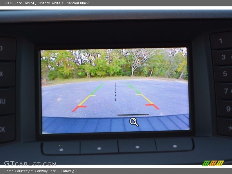 Oxford White / Charcoal Black 2016 Ford Flex SE