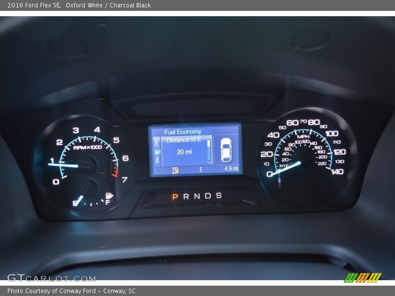 Oxford White / Charcoal Black 2016 Ford Flex SE