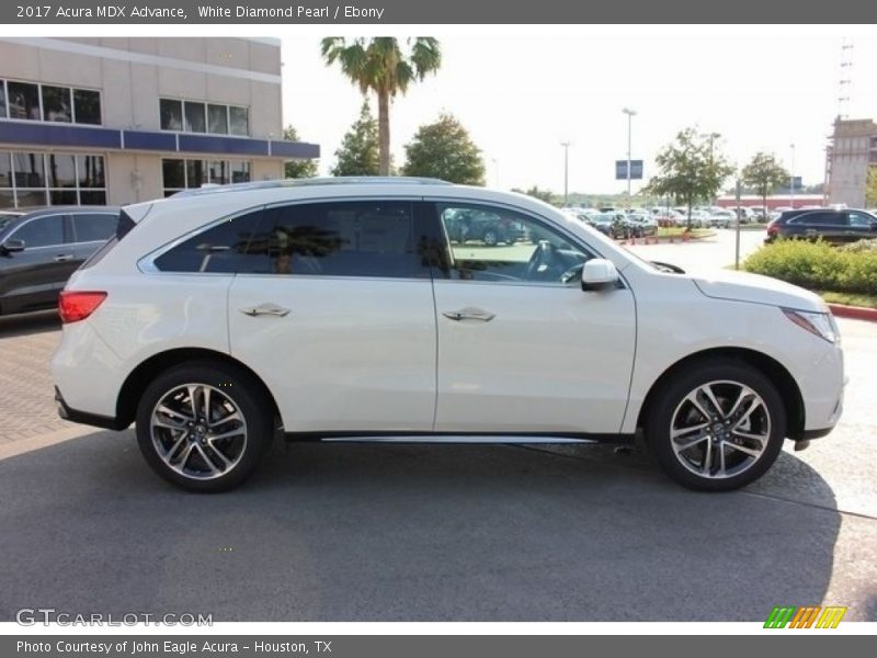 White Diamond Pearl / Ebony 2017 Acura MDX Advance
