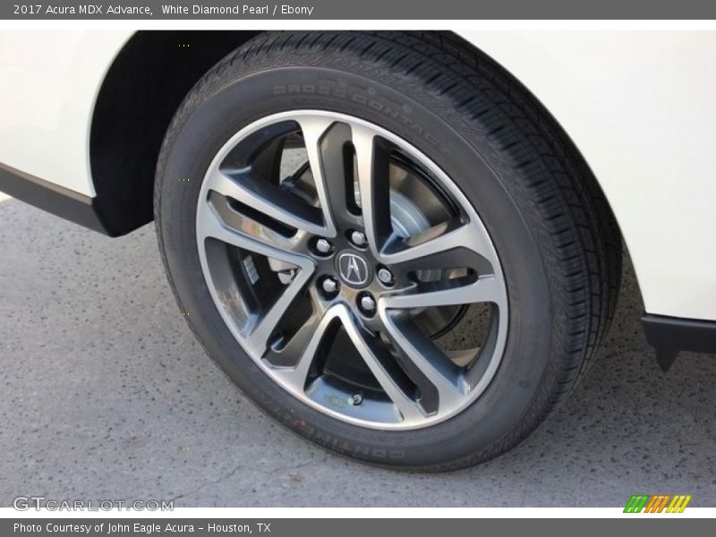 White Diamond Pearl / Ebony 2017 Acura MDX Advance