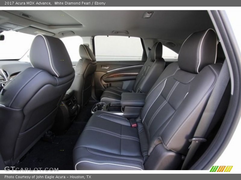 White Diamond Pearl / Ebony 2017 Acura MDX Advance