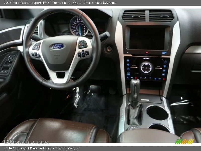 Tuxedo Black / Sport Charcoal Black/Sienna 2014 Ford Explorer Sport 4WD