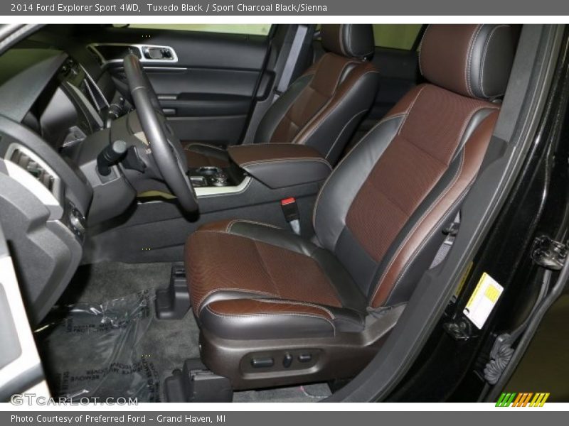 Tuxedo Black / Sport Charcoal Black/Sienna 2014 Ford Explorer Sport 4WD