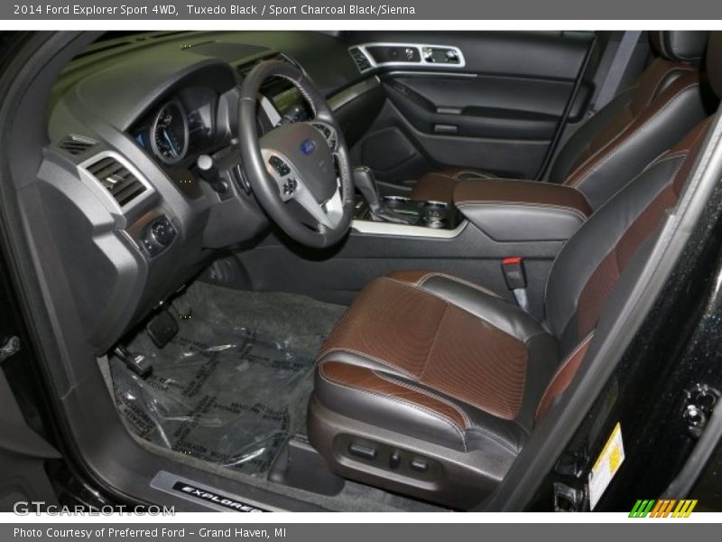 Tuxedo Black / Sport Charcoal Black/Sienna 2014 Ford Explorer Sport 4WD