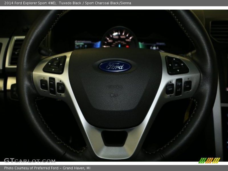 Tuxedo Black / Sport Charcoal Black/Sienna 2014 Ford Explorer Sport 4WD