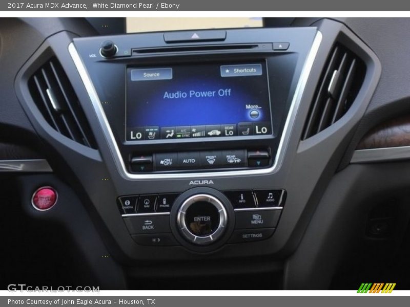 White Diamond Pearl / Ebony 2017 Acura MDX Advance