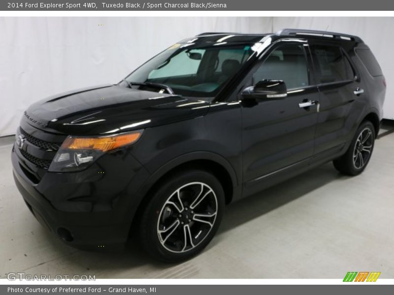 Tuxedo Black / Sport Charcoal Black/Sienna 2014 Ford Explorer Sport 4WD