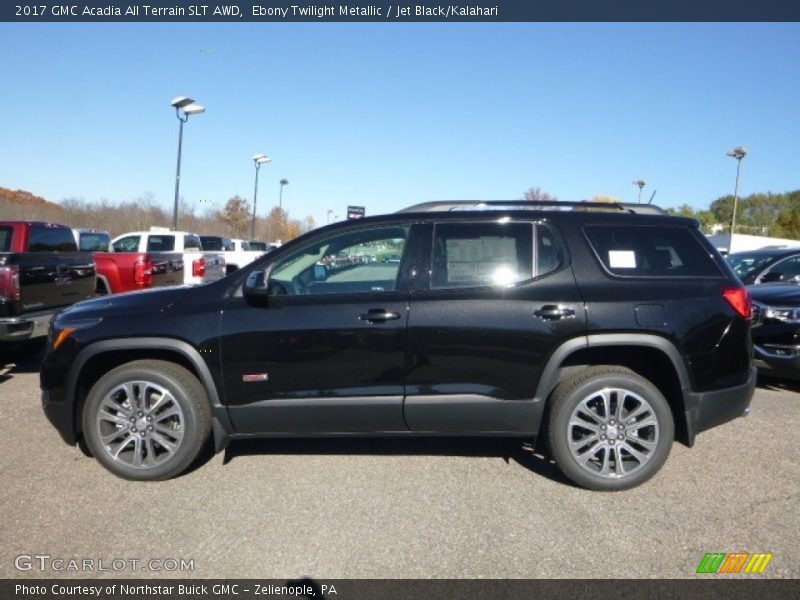 Ebony Twilight Metallic / Jet Black/Kalahari 2017 GMC Acadia All Terrain SLT AWD