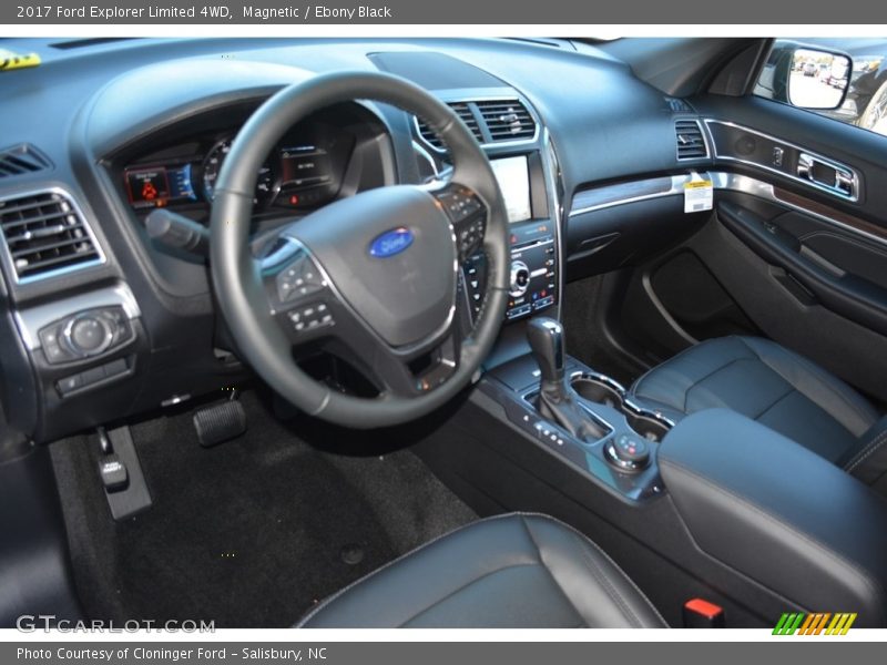 Magnetic / Ebony Black 2017 Ford Explorer Limited 4WD