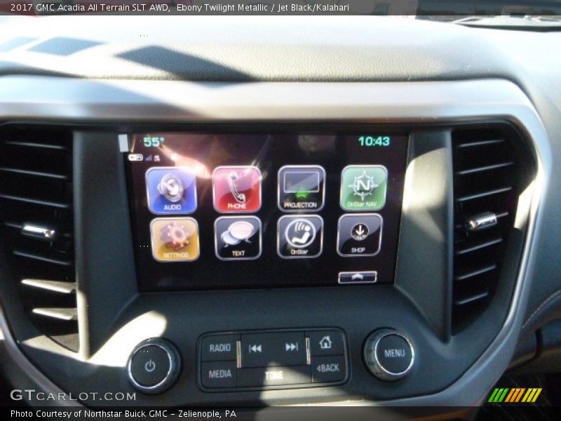 Ebony Twilight Metallic / Jet Black/Kalahari 2017 GMC Acadia All Terrain SLT AWD