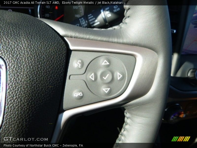 Ebony Twilight Metallic / Jet Black/Kalahari 2017 GMC Acadia All Terrain SLT AWD