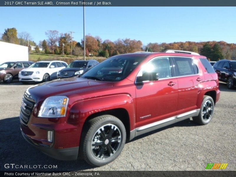 Front 3/4 View of 2017 Terrain SLE AWD