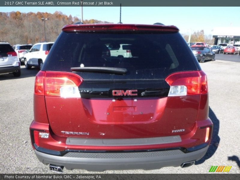 Crimson Red Tintcoat / Jet Black 2017 GMC Terrain SLE AWD