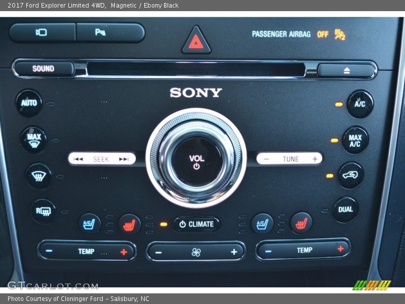 Magnetic / Ebony Black 2017 Ford Explorer Limited 4WD