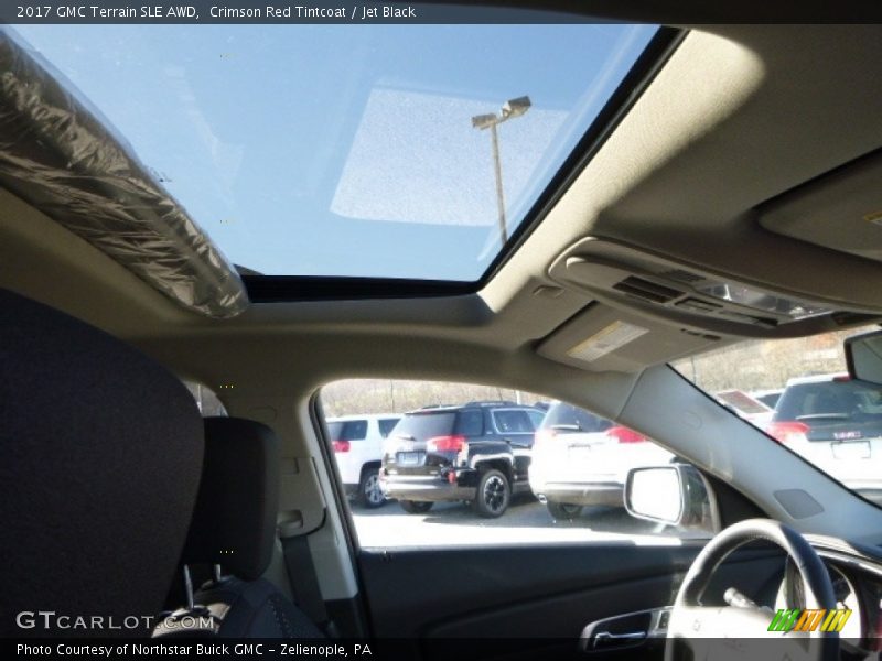 Crimson Red Tintcoat / Jet Black 2017 GMC Terrain SLE AWD