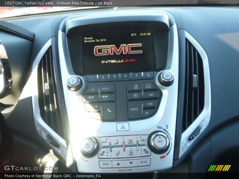 Crimson Red Tintcoat / Jet Black 2017 GMC Terrain SLE AWD