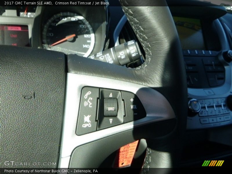 Crimson Red Tintcoat / Jet Black 2017 GMC Terrain SLE AWD