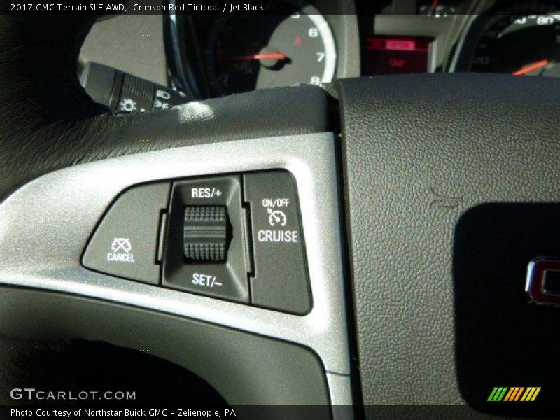 Crimson Red Tintcoat / Jet Black 2017 GMC Terrain SLE AWD