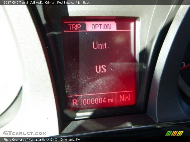 Crimson Red Tintcoat / Jet Black 2017 GMC Terrain SLE AWD