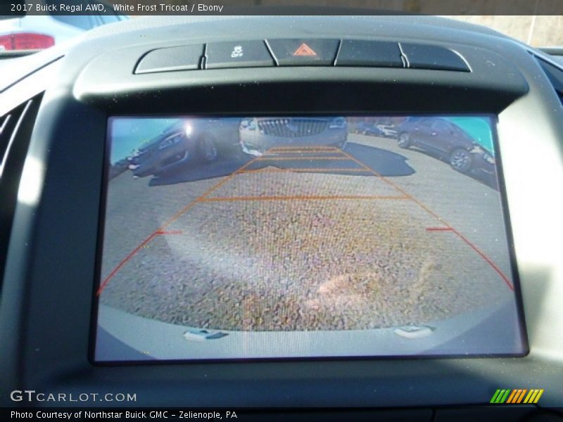 White Frost Tricoat / Ebony 2017 Buick Regal AWD