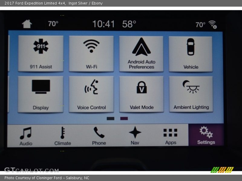 Ingot Silver / Ebony 2017 Ford Expedition Limited 4x4