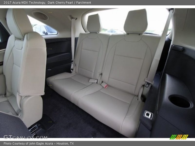 Dark Cherry Pearl / Parchment 2017 Acura MDX Technology