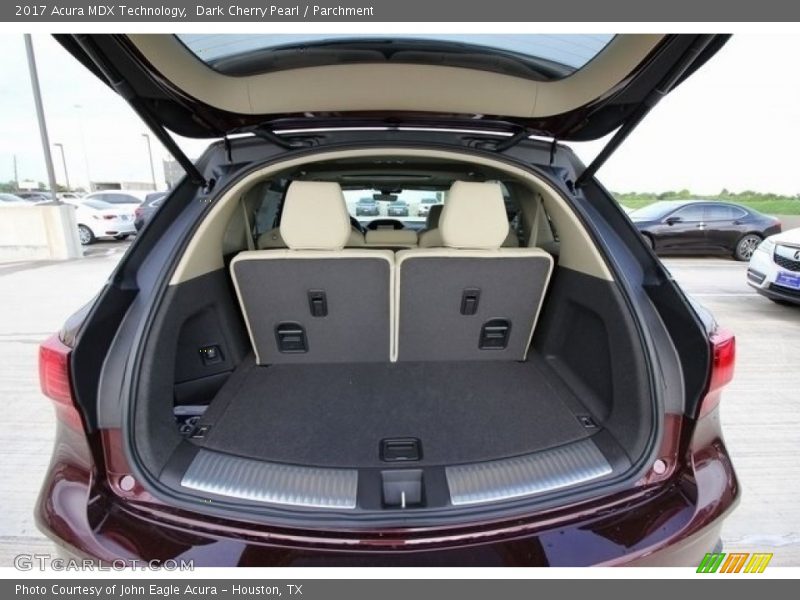 Dark Cherry Pearl / Parchment 2017 Acura MDX Technology