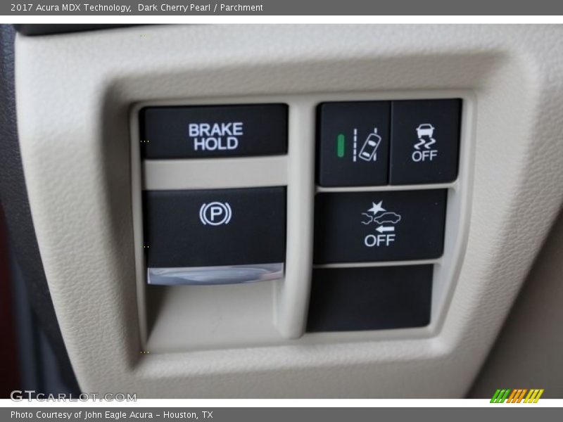 Dark Cherry Pearl / Parchment 2017 Acura MDX Technology