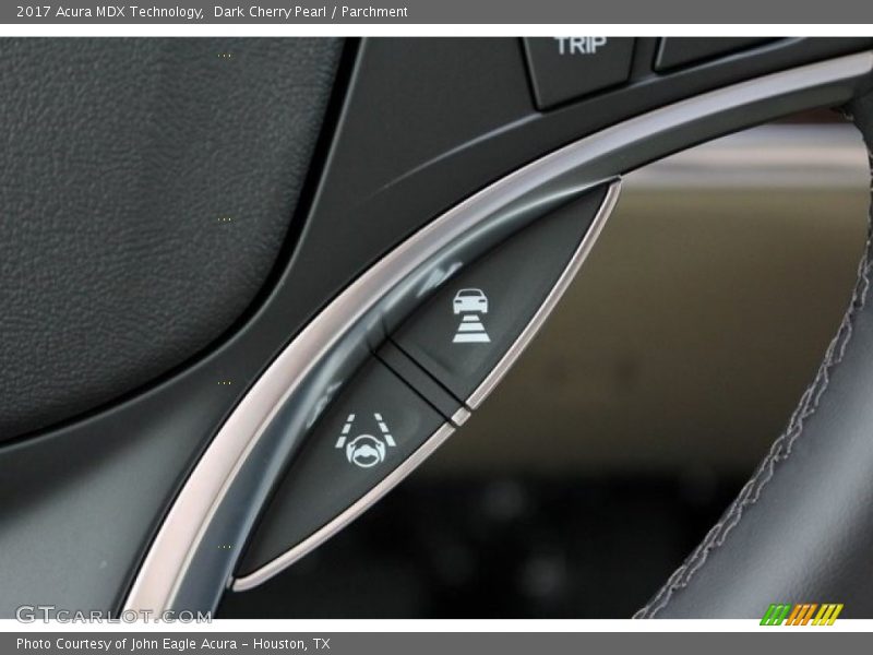 Dark Cherry Pearl / Parchment 2017 Acura MDX Technology