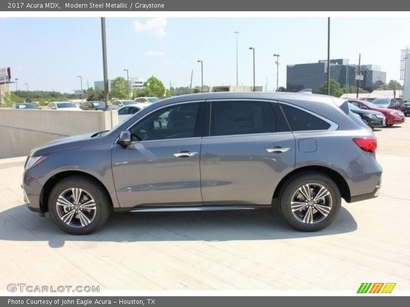 Modern Steel Metallic / Graystone 2017 Acura MDX