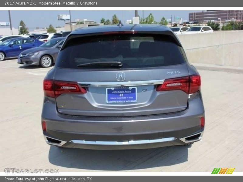 Modern Steel Metallic / Graystone 2017 Acura MDX