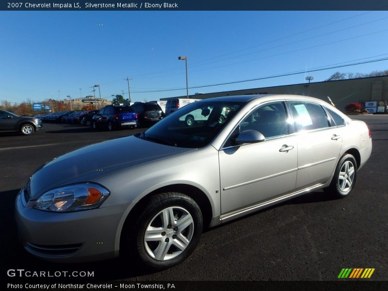Silverstone Metallic / Ebony Black 2007 Chevrolet Impala LS