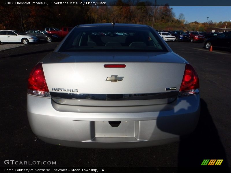 Silverstone Metallic / Ebony Black 2007 Chevrolet Impala LS