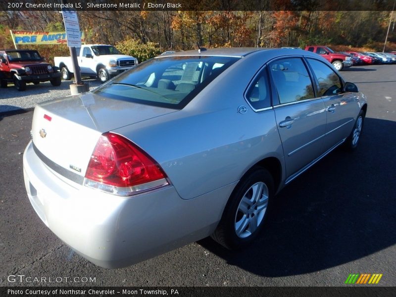 Silverstone Metallic / Ebony Black 2007 Chevrolet Impala LS
