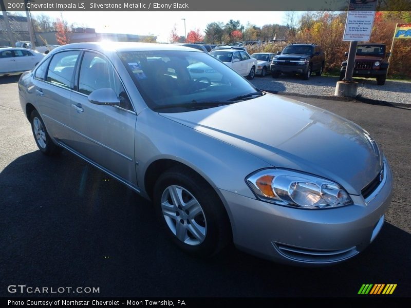 Silverstone Metallic / Ebony Black 2007 Chevrolet Impala LS