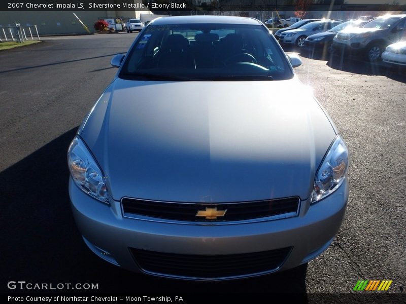 Silverstone Metallic / Ebony Black 2007 Chevrolet Impala LS