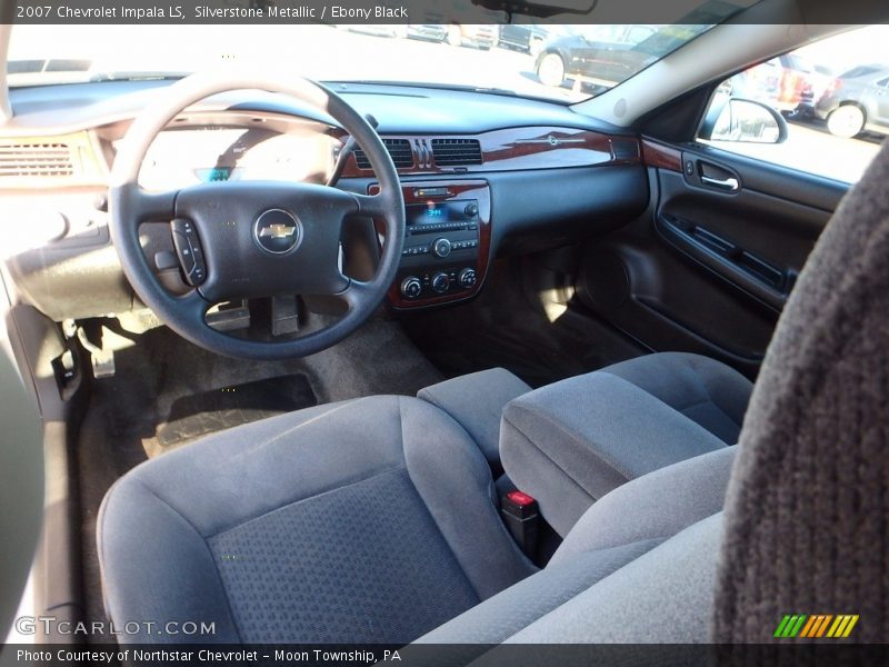 Silverstone Metallic / Ebony Black 2007 Chevrolet Impala LS