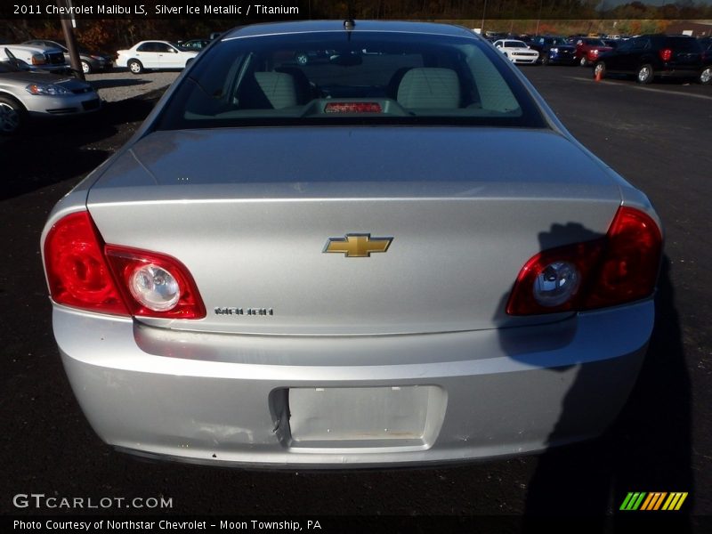 Silver Ice Metallic / Titanium 2011 Chevrolet Malibu LS