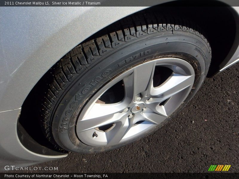 Silver Ice Metallic / Titanium 2011 Chevrolet Malibu LS