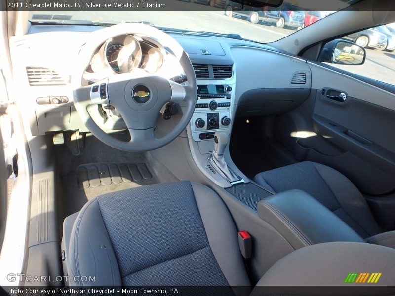Silver Ice Metallic / Titanium 2011 Chevrolet Malibu LS