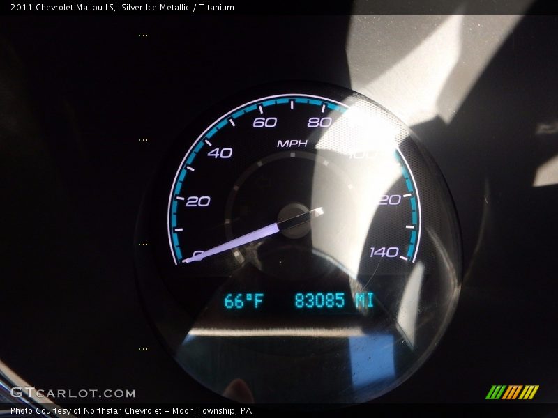 Silver Ice Metallic / Titanium 2011 Chevrolet Malibu LS